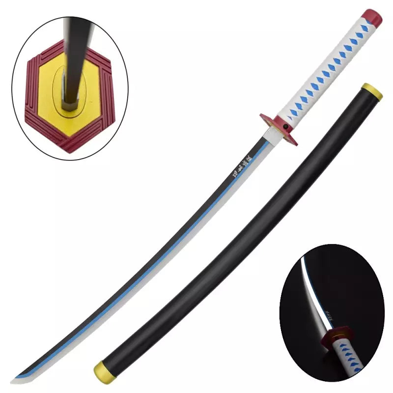 KATANA DECO LAME BAMBOU ET LED Demon Slayer Tanjiro Kamado