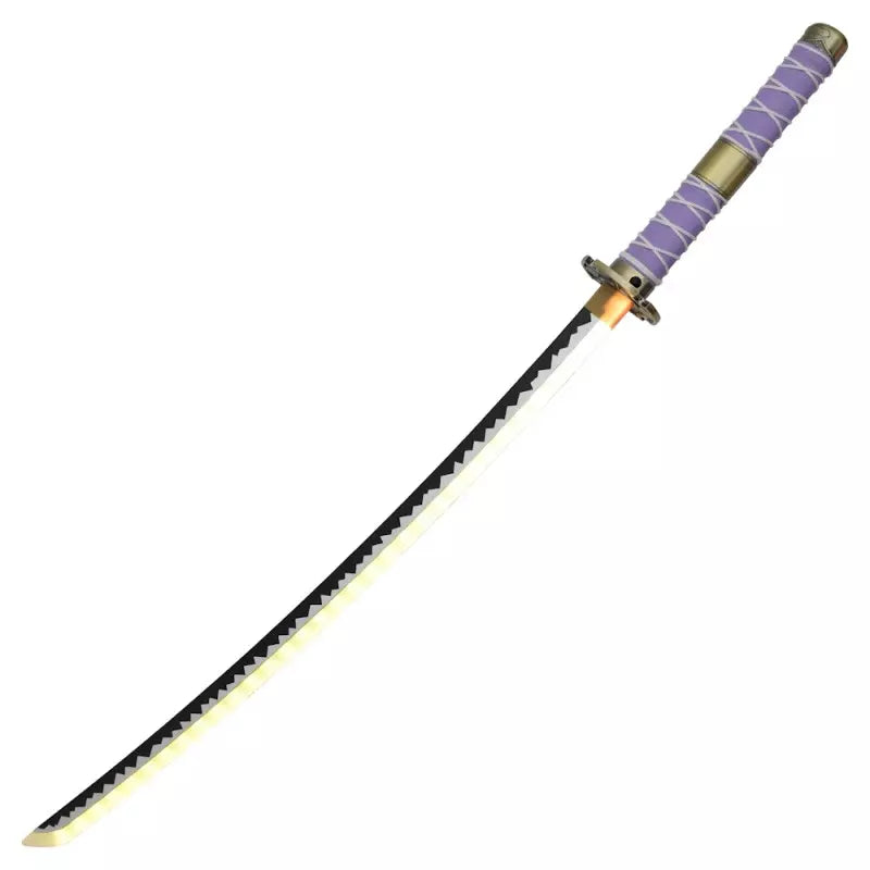 KATANA DECO LAME BAMBOU ET LED: LUFFY NIDAI KIETSU