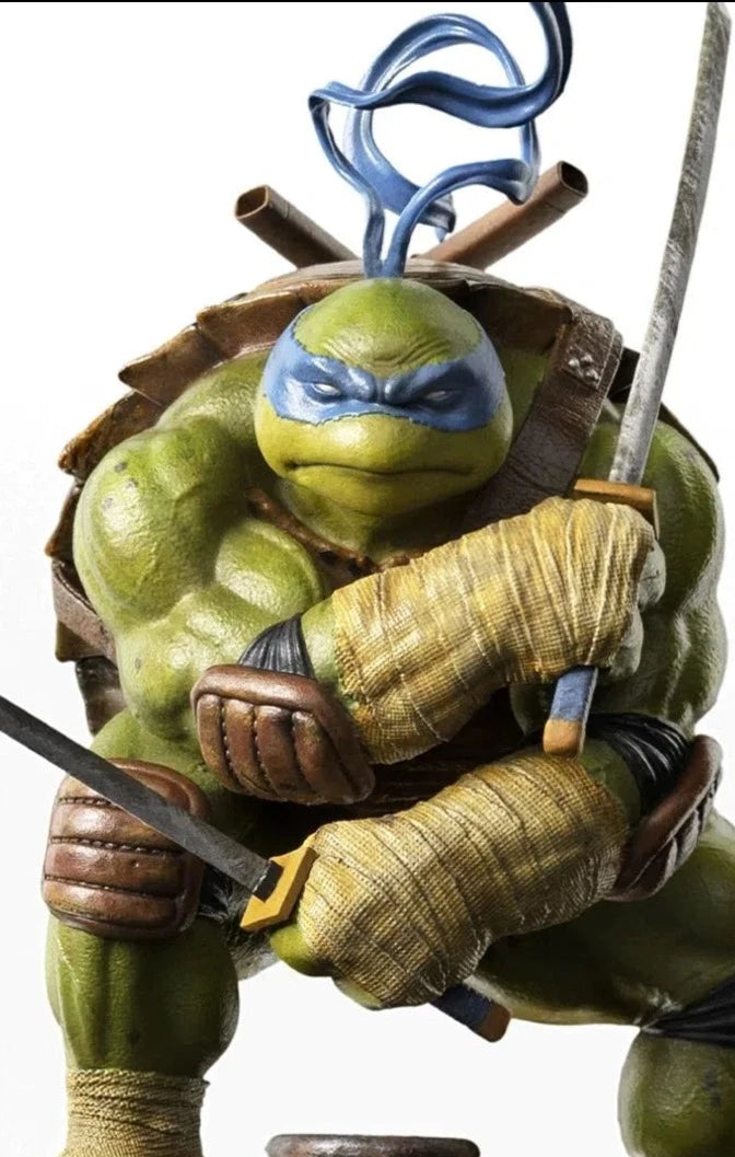 Iron Studios - BDS Arts Scale 1/10 - Teenage Mutant Ninja Turtles - Leonardo Statue 24cm - flash vidéo