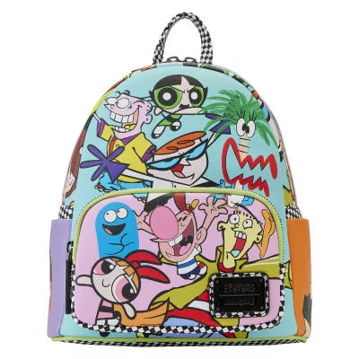 Loungefly: Cartoon Network - Retro Collage Mini Backpack - CONFIDENTIAL - flash vidéo