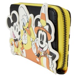 Loungefly: Disney - Mickey and Friends Candy Corn Zip Around Wallet - flash vidéo