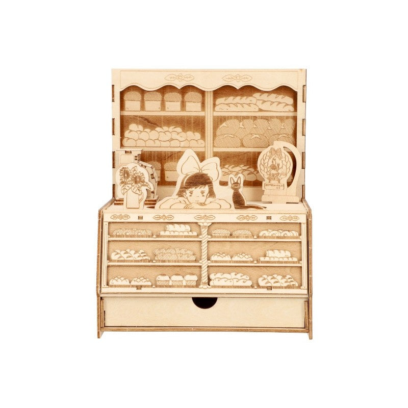 MAQUETTE EN BOIS KIGUMI BOULANGERIE - KIKI LA PETITE SORCIÈRE