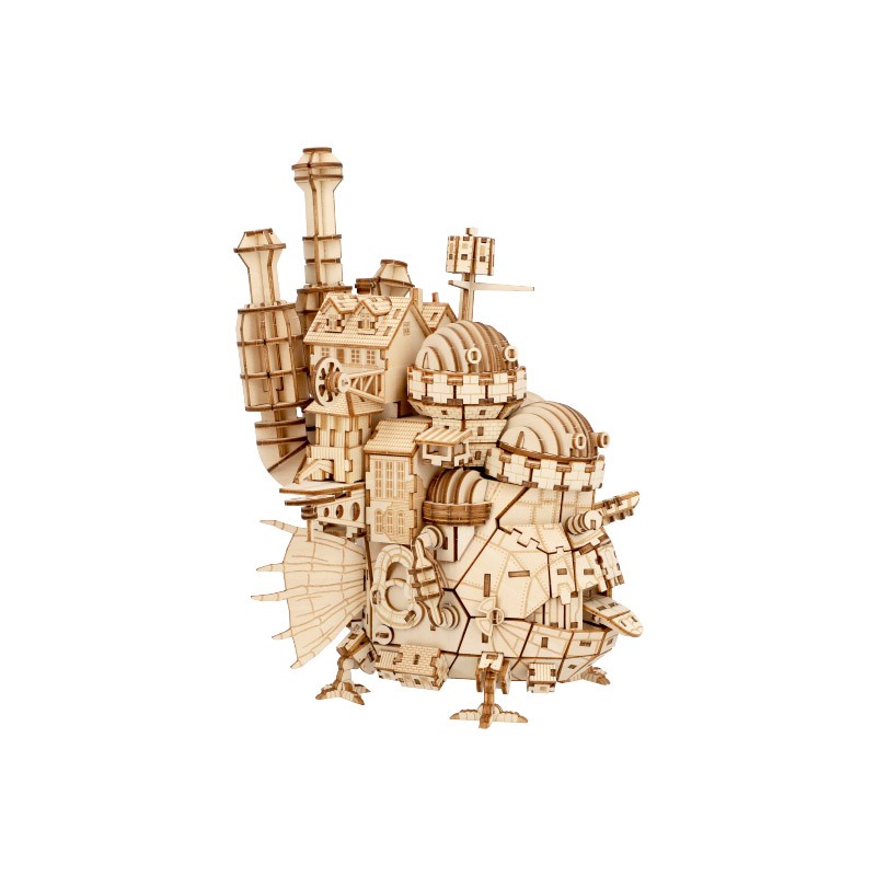 MAQUETTE EN BOIS KIGUMI CHÂTEAU AMBULANT - LE CHÂTEAU AMBULANT