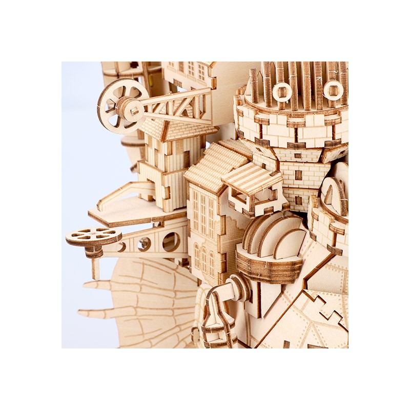 MAQUETTE EN BOIS KIGUMI CHÂTEAU AMBULANT - LE CHÂTEAU AMBULANT