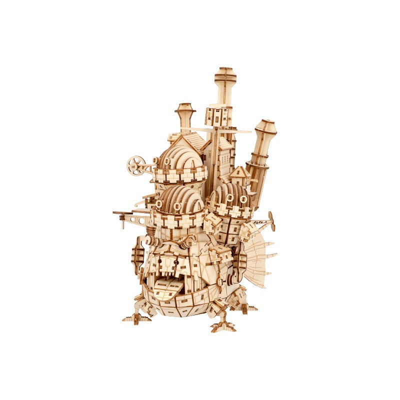 MAQUETTE EN BOIS KIGUMI CHÂTEAU AMBULANT - LE CHÂTEAU AMBULANT