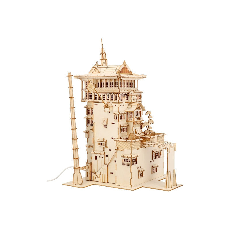 MAQUETTE EN BOIS KIGUMI ABURAYA - LE VOYAGE DE CHIHIRO