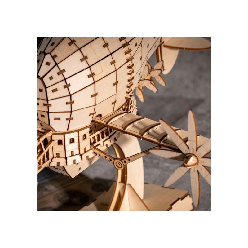 MAQUETTE EN BOIS KIGUMI TIGER MOTH - LE CHÂTEAU DANS LE CIEL