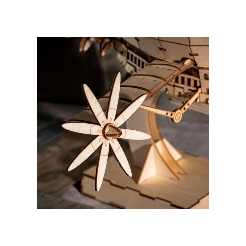 MAQUETTE EN BOIS KIGUMI TIGER MOTH - LE CHÂTEAU DANS LE CIEL