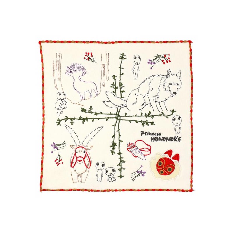 MINI SERVIETTE ARBRE DES ESPRITS 25X25 CM - PRINCESSE MONONOKÉ