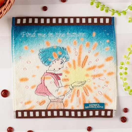 Ghibli - Le Château ambulant - Mini Serviette "Celluloïd Hauru" 25x25cm - flash vidéo