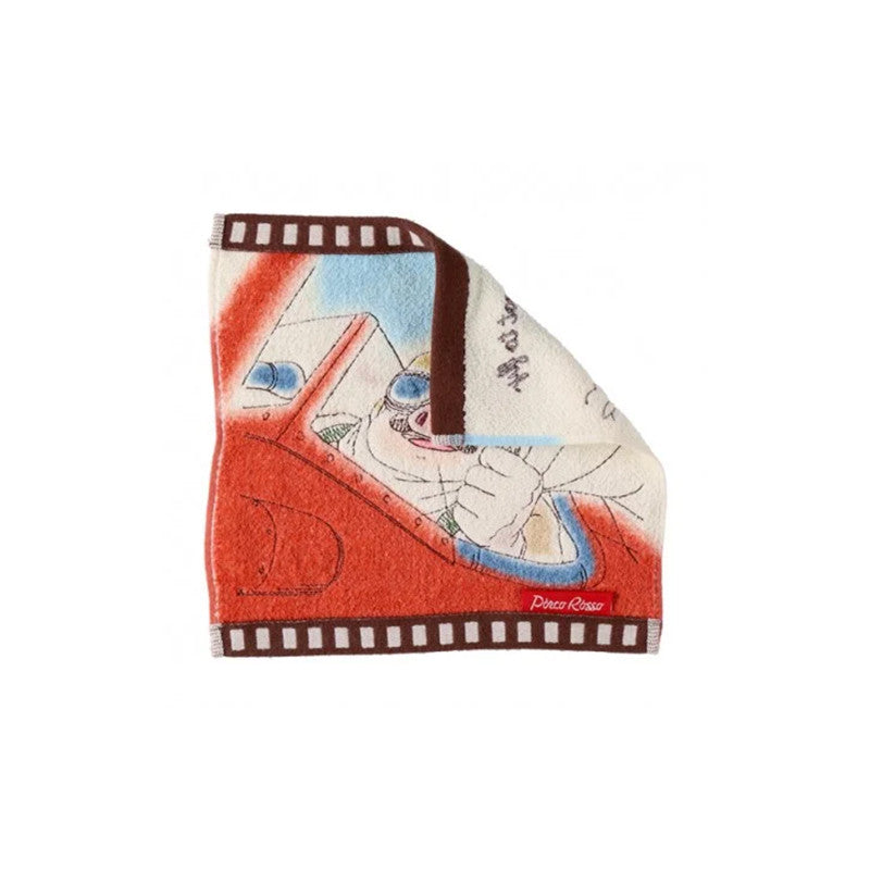 Ghibli - Porco Rosso - Mini Serviette "Celluloïd Hydravion de Marco" 25x25cm