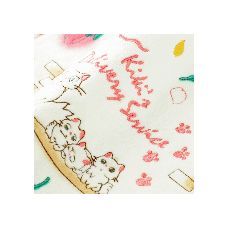 MINI SERVIETTE FAMILLE DES CHATS 25X25 CM - KIKI LA PETITE SORCIÈRE
