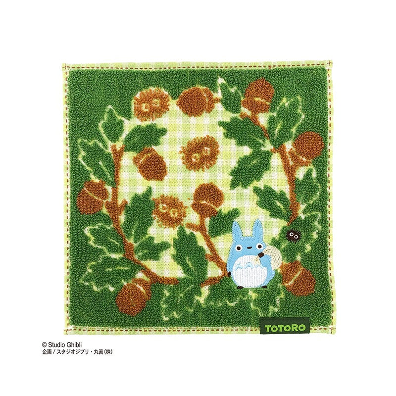MINI SERVIETTE VERTE LE PRÉFÉRÉ DE LA FORÊT 23×23 - MON VOISIN TOTORO