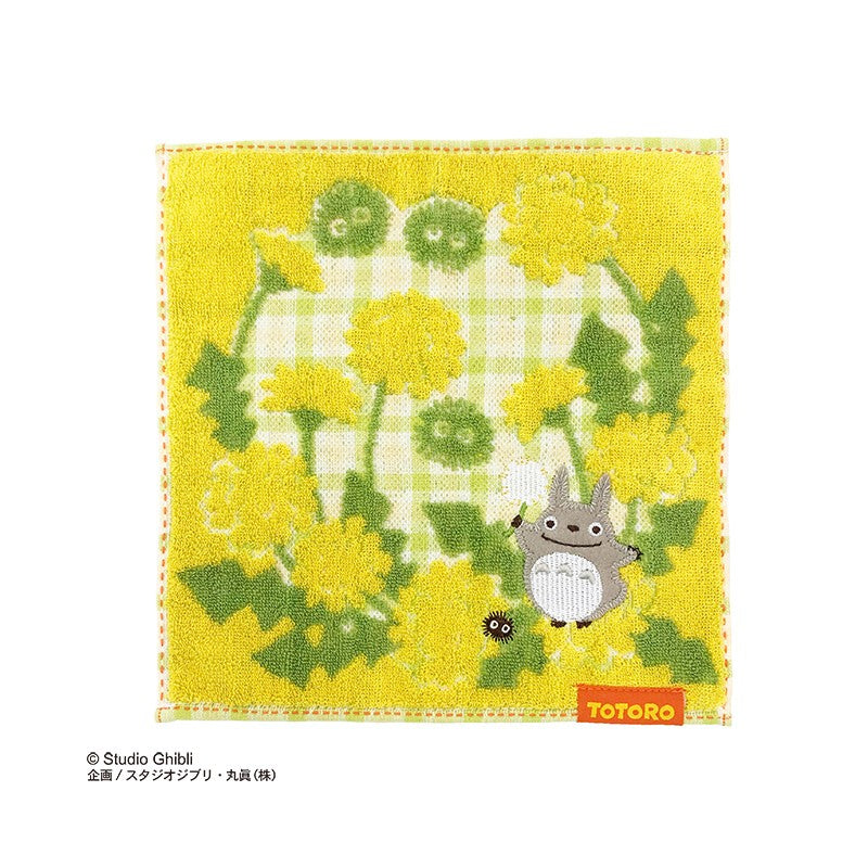MINI SERVIETTE JAUNE LE PRÉFÉRÉ DE LA FORÊT 23×23 - MON VOISIN TOTORO