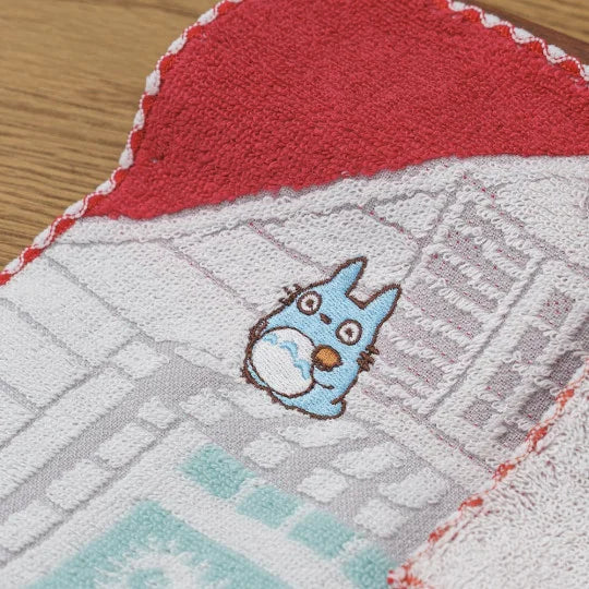 Ghibli - Mon Voisin Totoro - Mini Serviette "La maison de Satsuki et Mei" 25x25cm - flash vidéo