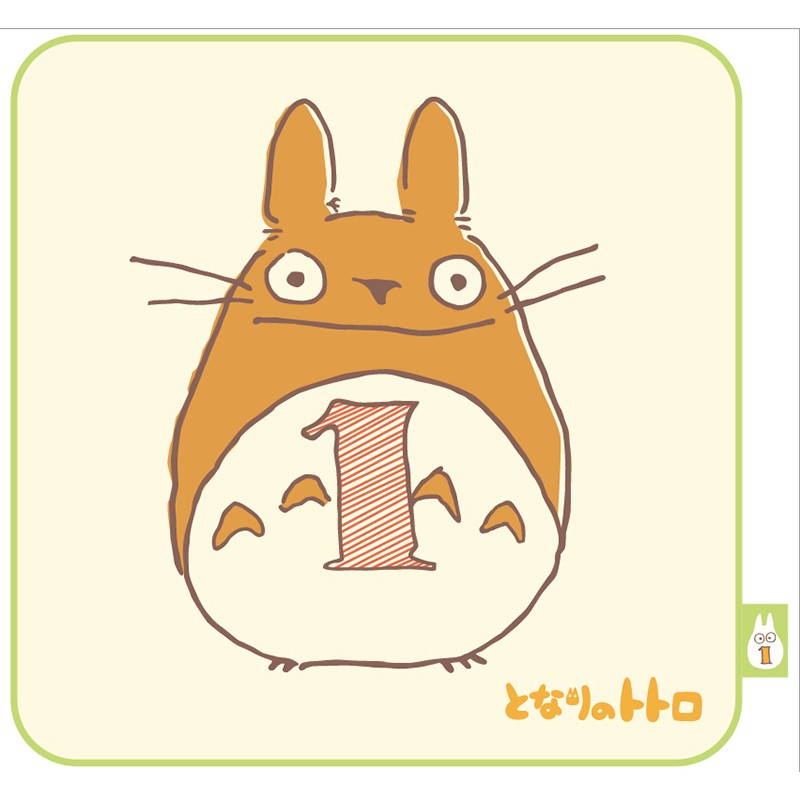 MINI SERVIETTE TOTORO ANNIVERSAIRE 1 25X25 CM - MON VOISIN TOTORO