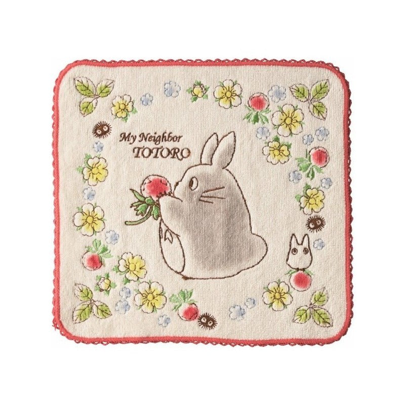 MINI SERVIETTE TOTORO FRAISES 25X25 CM - MON VOISIN TOTORO
