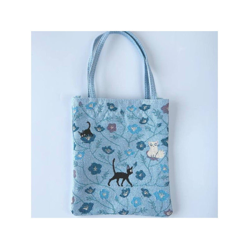 MINI TOTE BAG JIJI FLEUR BLUE – KIKI LA PETITE SORCIÈRE