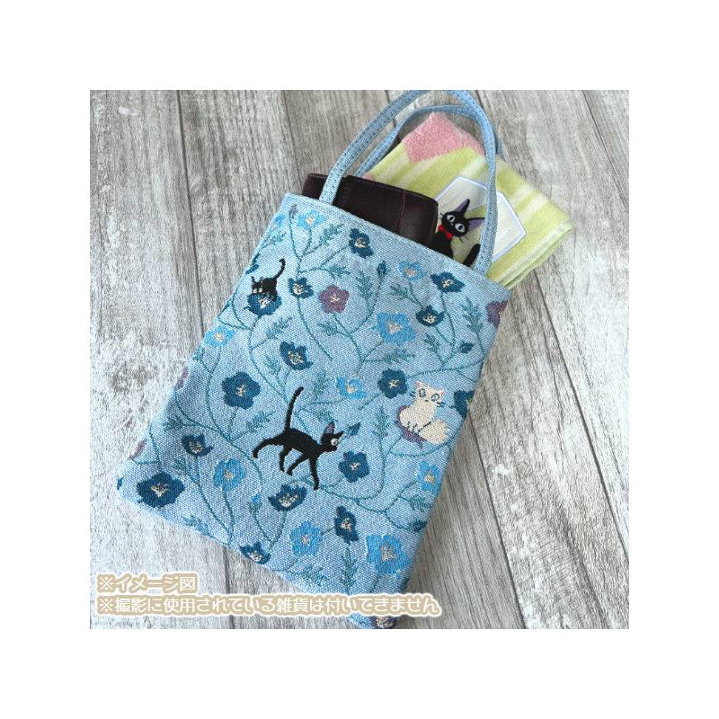 MINI TOTE BAG JIJI FLEUR BLUE – KIKI LA PETITE SORCIÈRE