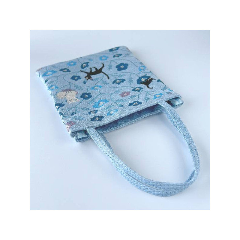 MINI TOTE BAG JIJI FLEUR BLUE – KIKI LA PETITE SORCIÈRE