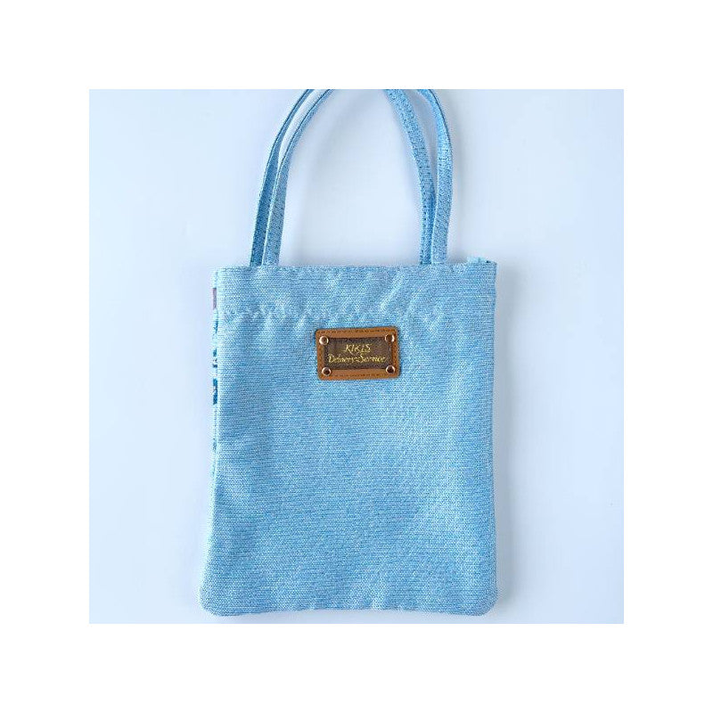 MINI TOTE BAG JIJI FLEUR BLUE – KIKI LA PETITE SORCIÈRE