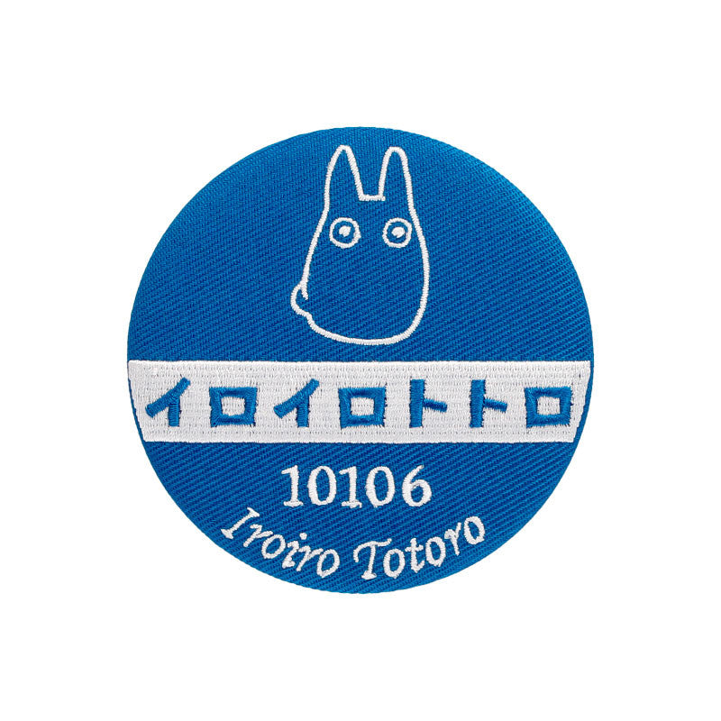 MIROIR COMPACT BRODÉ ARRÊT DE BUS -MON VOISIN TOTORO