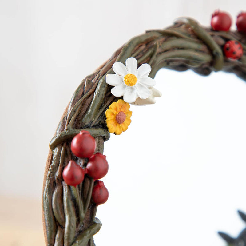 MIROIR TOTORO GUIRLANDE DE FLEURS- MON VOISIN TOTORO