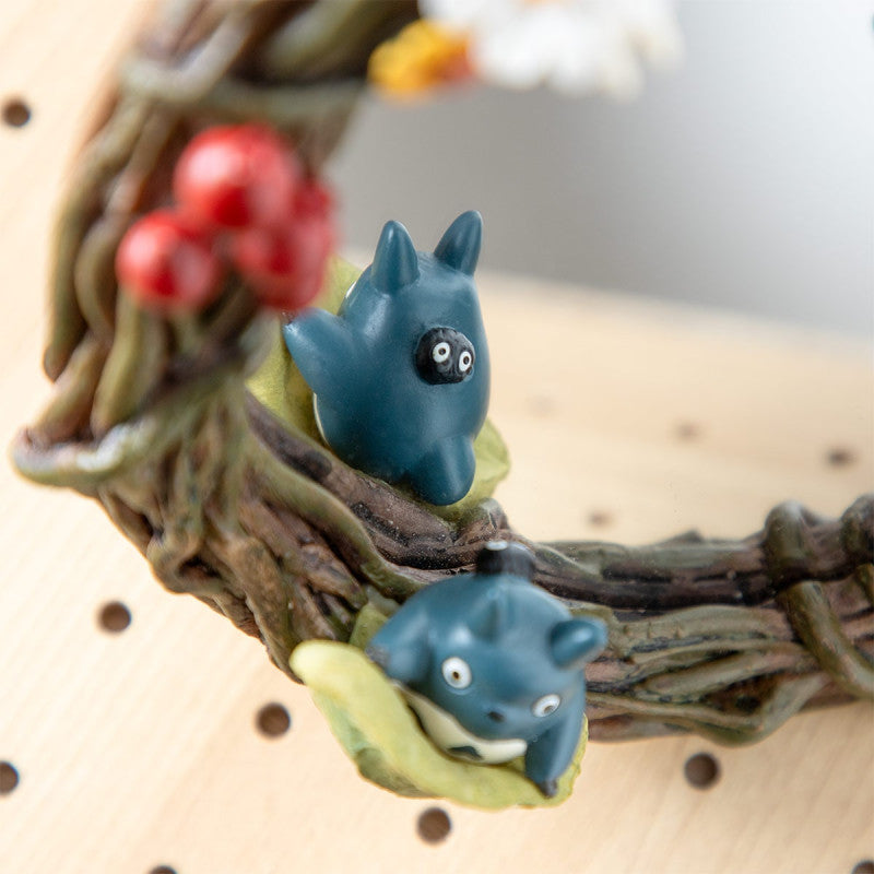 MIROIR TOTORO GUIRLANDE DE FLEURS- MON VOISIN TOTORO