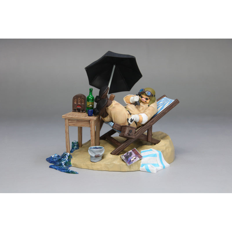 MAQUETTE 1/48 À PEINDRE PORCO DANS SA CACHETTE - PORCO ROSSO