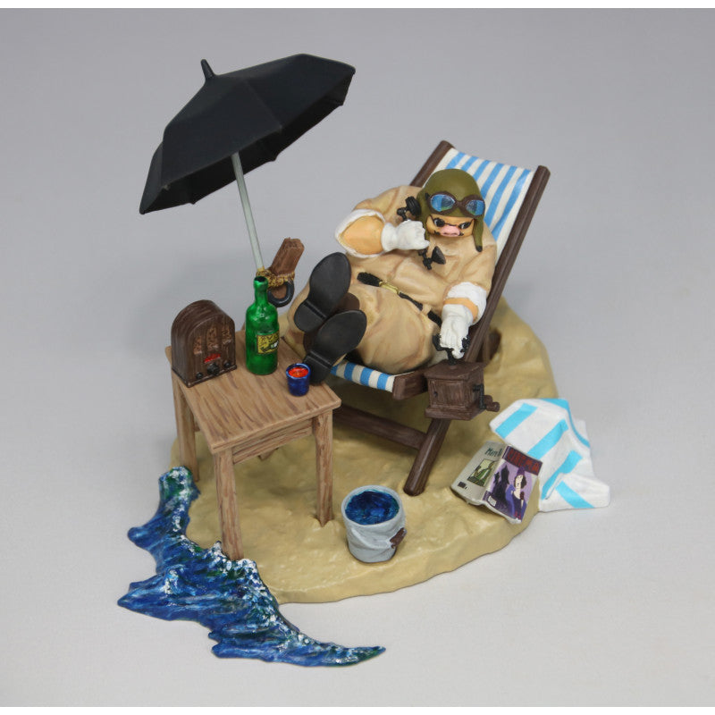 MAQUETTE 1/48 À PEINDRE PORCO DANS SA CACHETTE - PORCO ROSSO