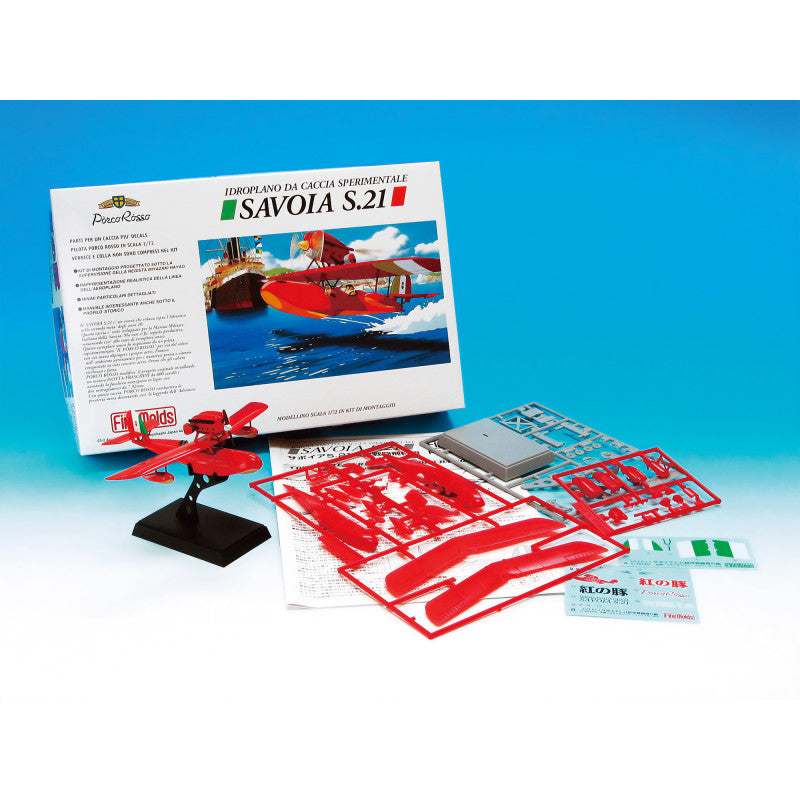 MAQUETTE SAVOIA S.21 HYDRAVION PROTOTYPE 1/72 - PORCO ROSSO