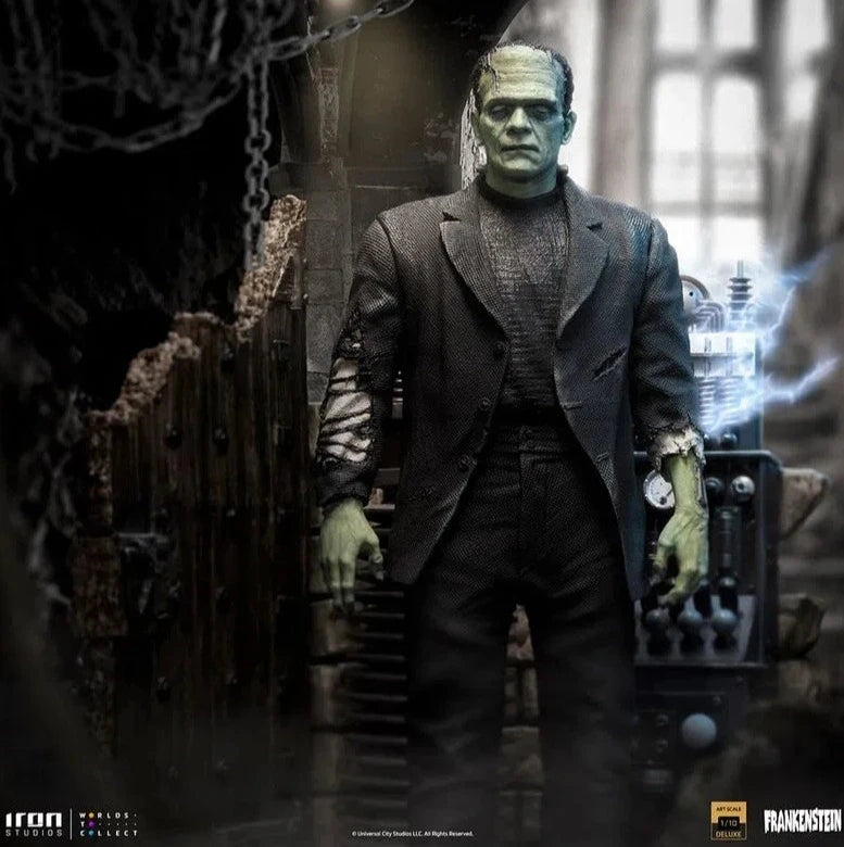 Iron Studios - Deluxe Arts Scale 1/10 - Universal Monsters - Frankenstein`s Monster Statue 24cm - flash vidéo