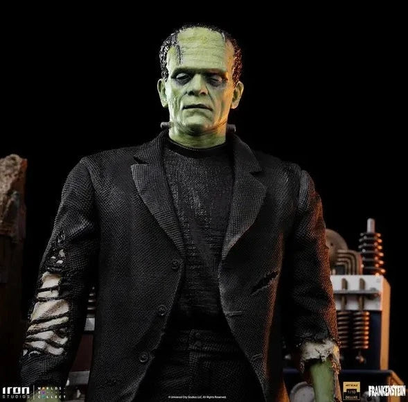 Iron Studios - Deluxe Arts Scale 1/10 - Universal Monsters - Frankenstein`s Monster Statue 24cm - flash vidéo