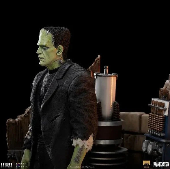 Iron Studios - Deluxe Arts Scale 1/10 - Universal Monsters - Frankenstein`s Monster Statue 24cm - flash vidéo
