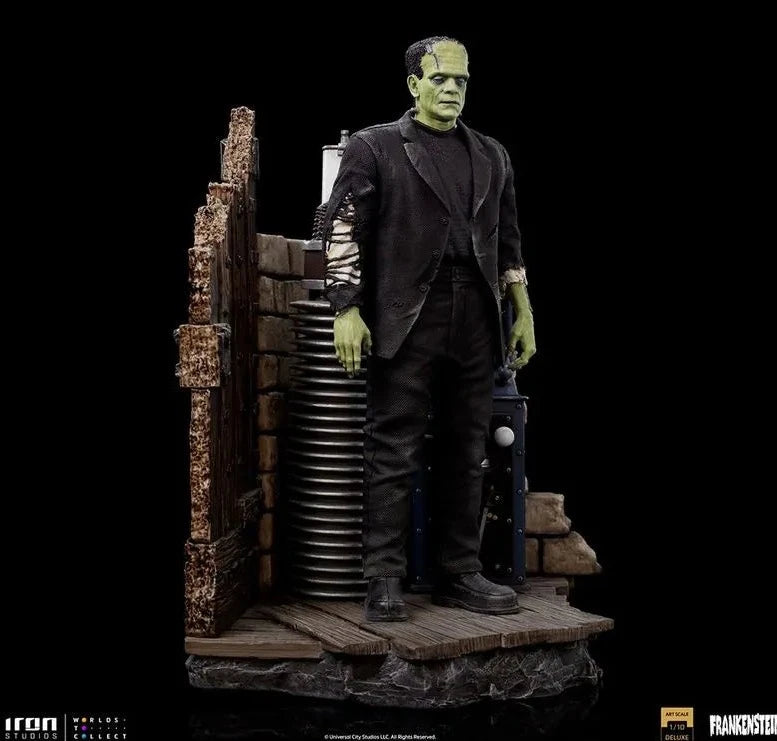 Iron Studios - Deluxe Arts Scale 1/10 - Universal Monsters - Frankenstein`s Monster Statue 24cm - flash vidéo