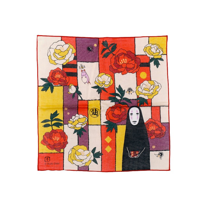 MOUCHOIR DE TULLE FLEURS D’UNABARA - LE VOYAGE DE CHIHIRO