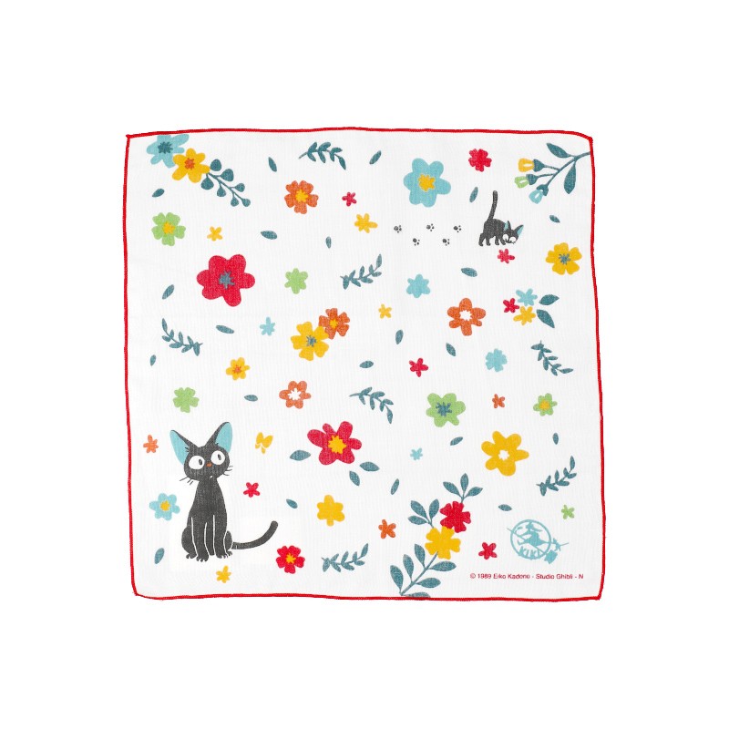 MOUCHOIR DE TULLE FLEURS ET BONBONS - KIKI LA PETITE SORCIÈRE