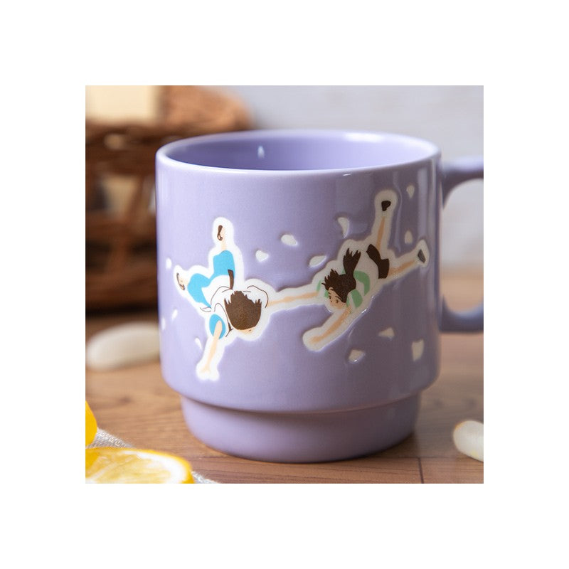 Ghibli - Le Voyage de Chihiro - Mug en relief coloré "Chihiro et Haku"