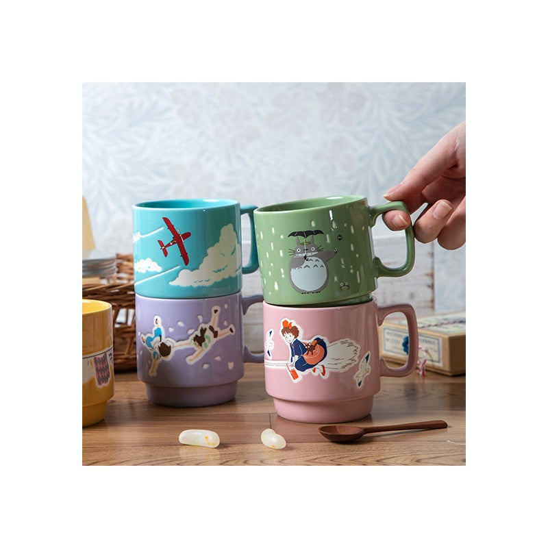 Ghibli - Le Voyage de Chihiro - Mug en relief coloré "Chihiro et Haku"