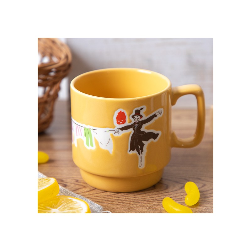 MUG COULEUR GAUFFRÉ GRANDE LESSIVE - LE CHÂTEAU AMBULANT