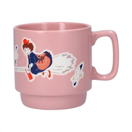 Ghibli - Kiki la petite sorcière - Mug en relief coloré "Kiki sur son balai" - flash vidéo