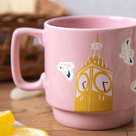 Ghibli - Kiki la petite sorcière - Mug en relief coloré "Kiki sur son balai" - flash vidéo
