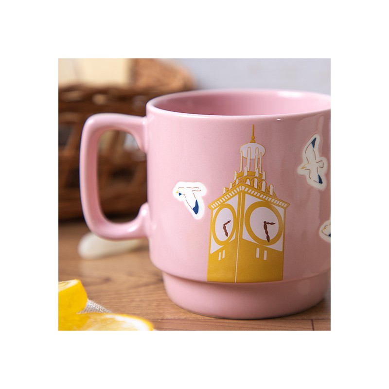 Ghibli - Kiki la petite sorcière - Mug en relief coloré "Kiki sur son balai"