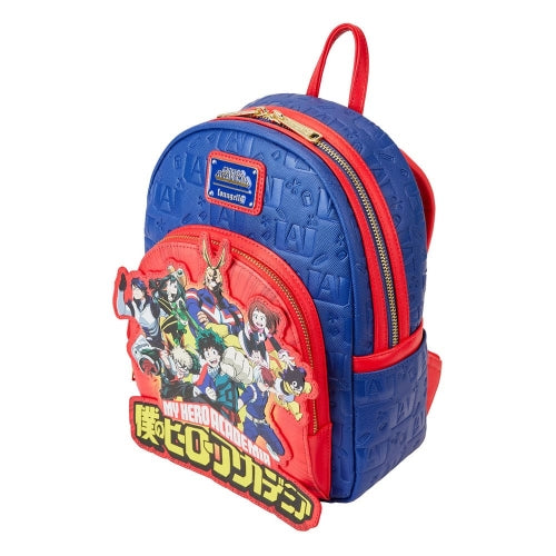 Loungefly: My Hero Academia - Group Debossed Logo Mini Backpack