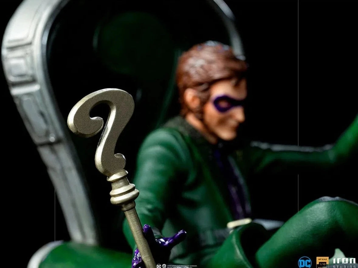 Iron Studios - Arts Scale 1/10 - DC Comics - The Riddler Statue 24cm - flash vidéo