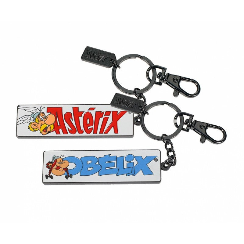 NAMES REVERSIBLE METAL KEYCHAIN ASTERIX