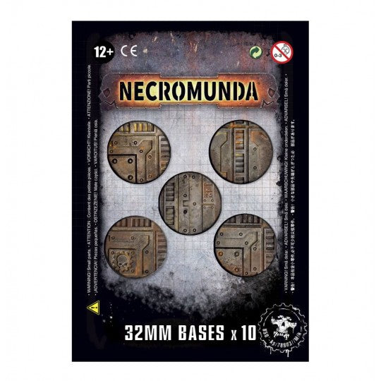 NECROMUNDA 32MM BASES (X10) - flash vidéo