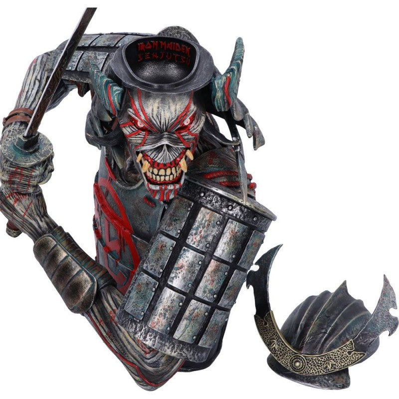 Iron Maiden - Boîte en forme de buste de Senjutsu 41cm - flash vidéo