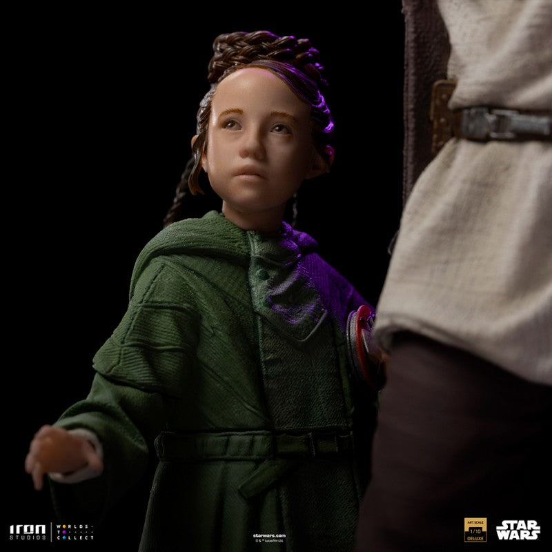 OBI-WAN AND YOUNG LEIA - STAR WARS DELUXE ART SCALE 1/10