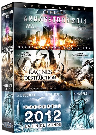 Apocalypse - 3 films : Armageddon 2013 + Les Racines de la destruction + Prophétie 2012 : La fin du monde [DVD]